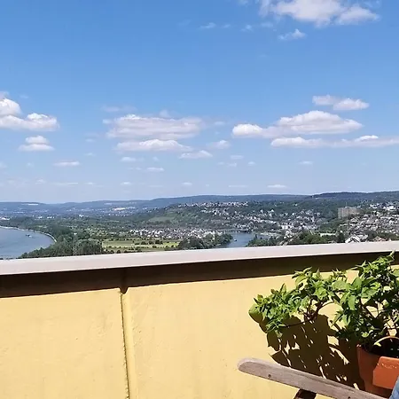 Rheinblick Am Rheinsteig Zur Festung Ehrenbreitstein Mit Balkon Und Sauna *
