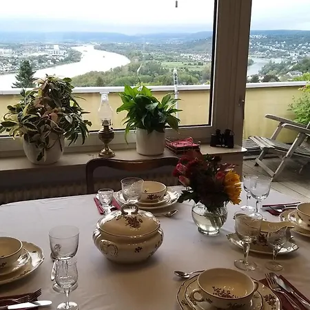아파트 Rheinblick Am Rheinsteig Mit Balkon Und Sauna *