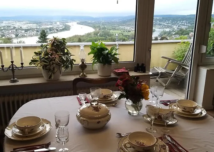 아파트 Rheinblick Am Rheinsteig Mit Balkon Und Sauna *